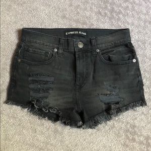 ❗️ LAST CHANCE ❗️Black Express Jean Shorts
